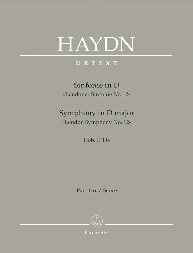 London Symphony No.12 -D Major Hob.I:104